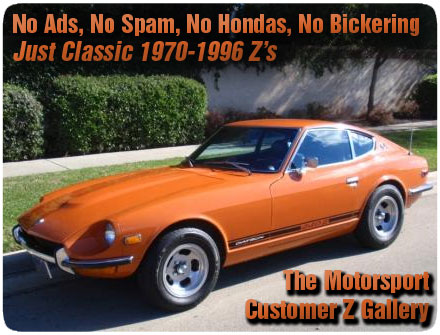 Upload Your Z Today At The Z Gallery!