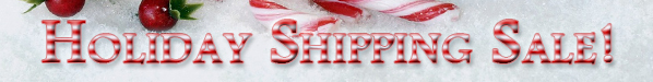 Holiday Shipping Sale!