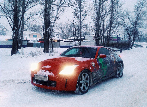 350Z's like snow!