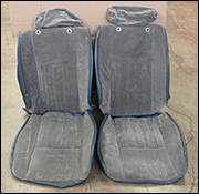 Low Back Seat Upholstery Kit With Headrests, 79-83